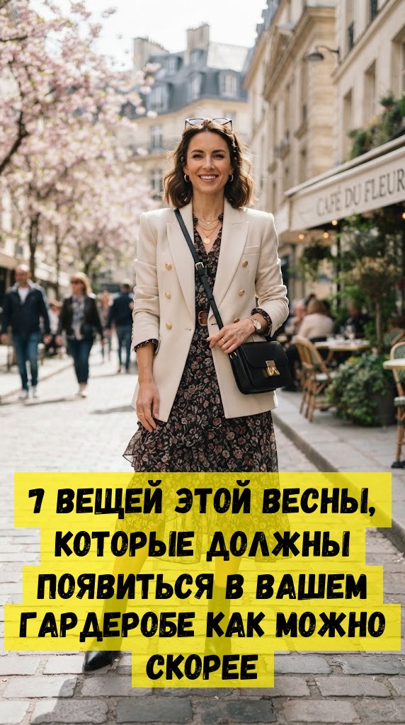 7 вещей этой весны, которые должны появиться в вашем гардеробе как можно скорее