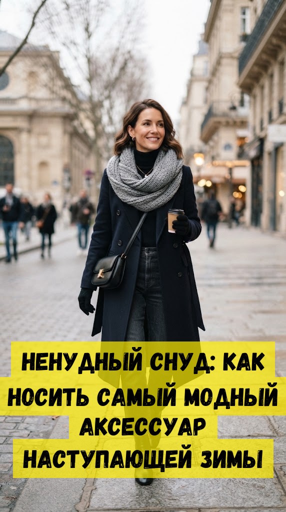 Ненудный снуд: как носить самый модный аксессуар наступающей зимы