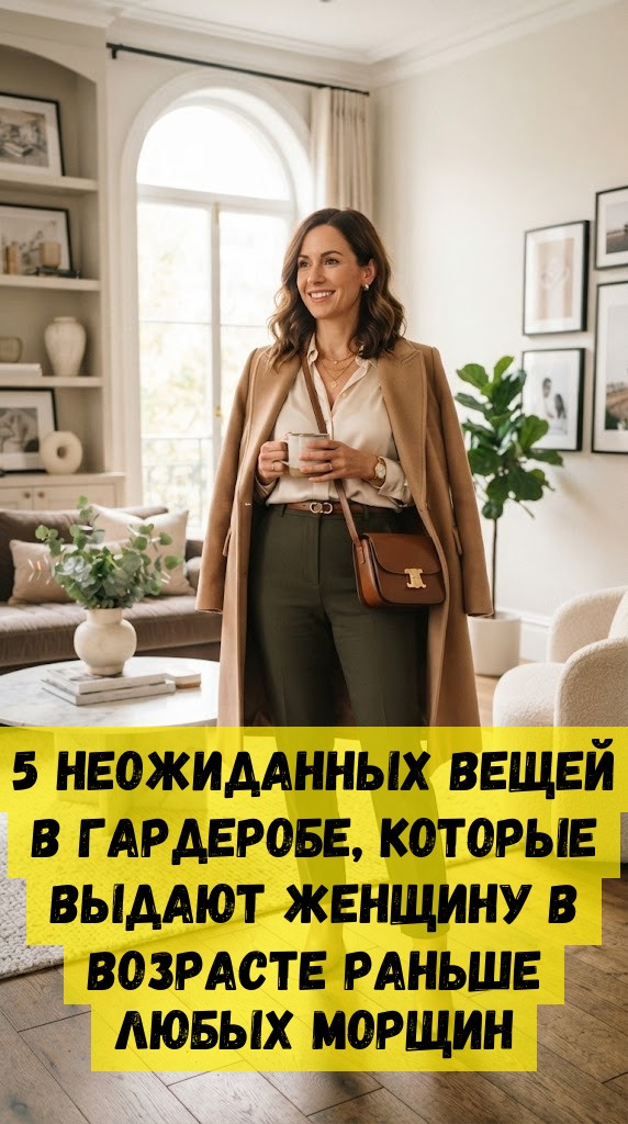 5 неожиданных вещей в гардеробе, которые выдают женщину в возрасте раньше любых морщин