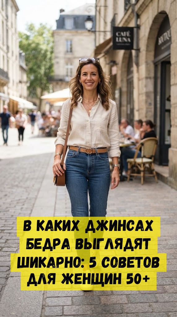 В каких джинсах бедра выглядят шикарно: 5 советов для женщин 50+