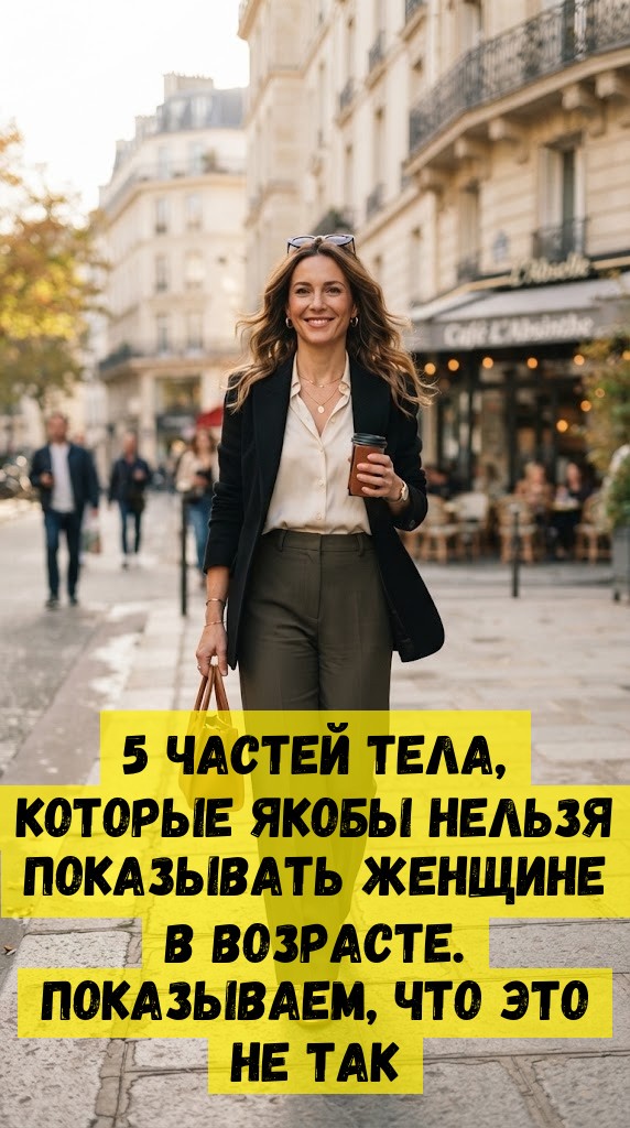 5 частей тела, которые якобы нельзя показывать женщине в&nbsp;возрасте. Показываем, что это не так