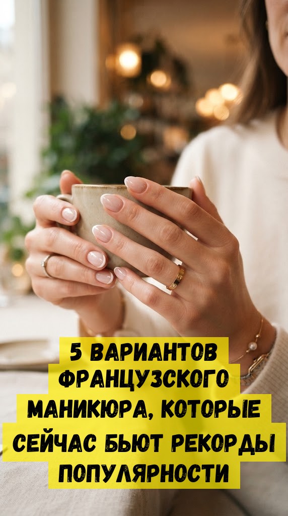 5 вариантов французского маникюра, которые сейчас бьют рекорды популярности