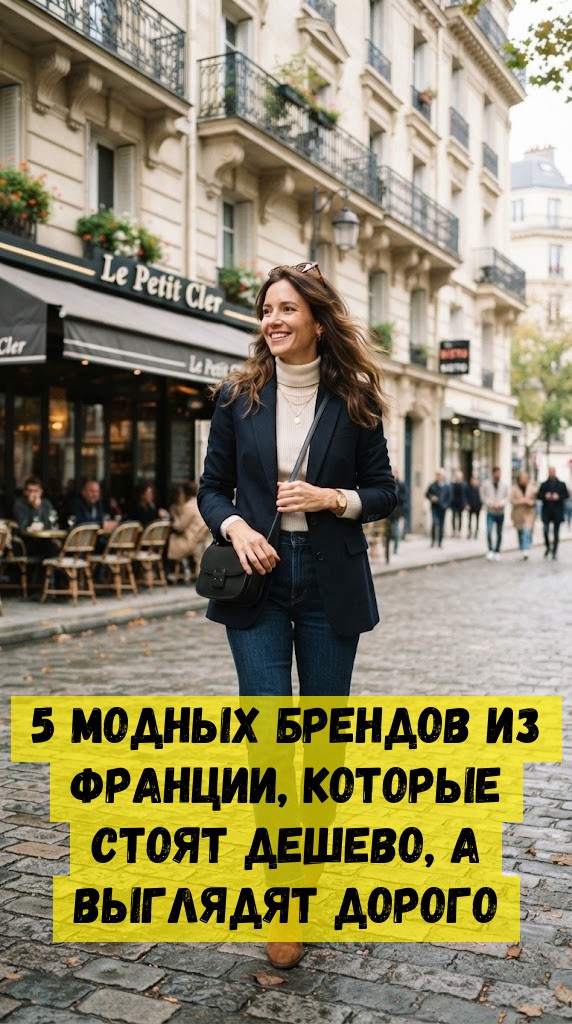 5 модных брендов из Франции, которые стоят дешево, а выглядят дорого