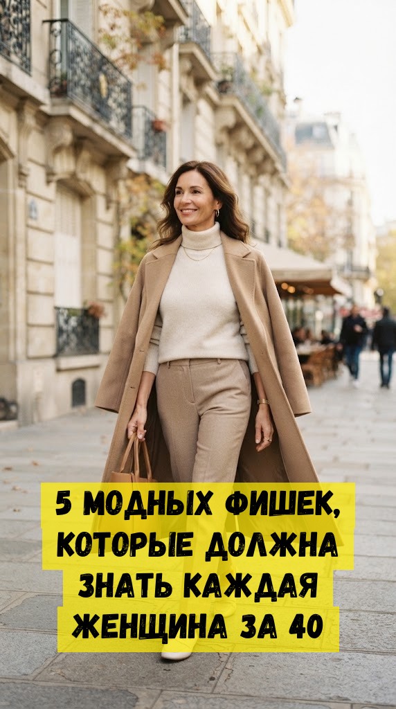 5 модных фишек, которые должна знать каждая женщина за 40