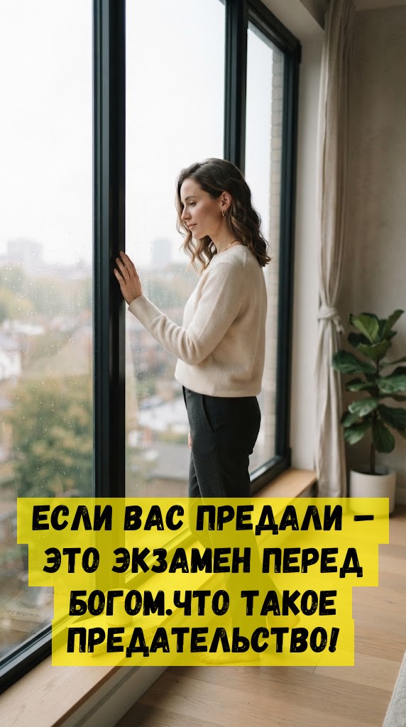 Если вас предали &ndash; это экзамен перед Богом.Что такое предательство!