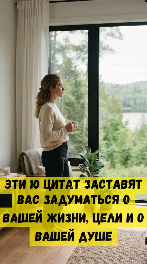 Эти 10 цитат заставят вас задуматься о вашей жизни, цели и о вашей душе