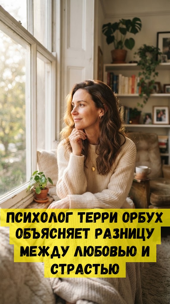 ПСИХОЛОГ ТЕРРИ ОРБУХ ОБЪЯСНЯЕТ РАЗНИЦУ МЕЖДУ ЛЮБОВЬЮ И СТРАСТЬЮ