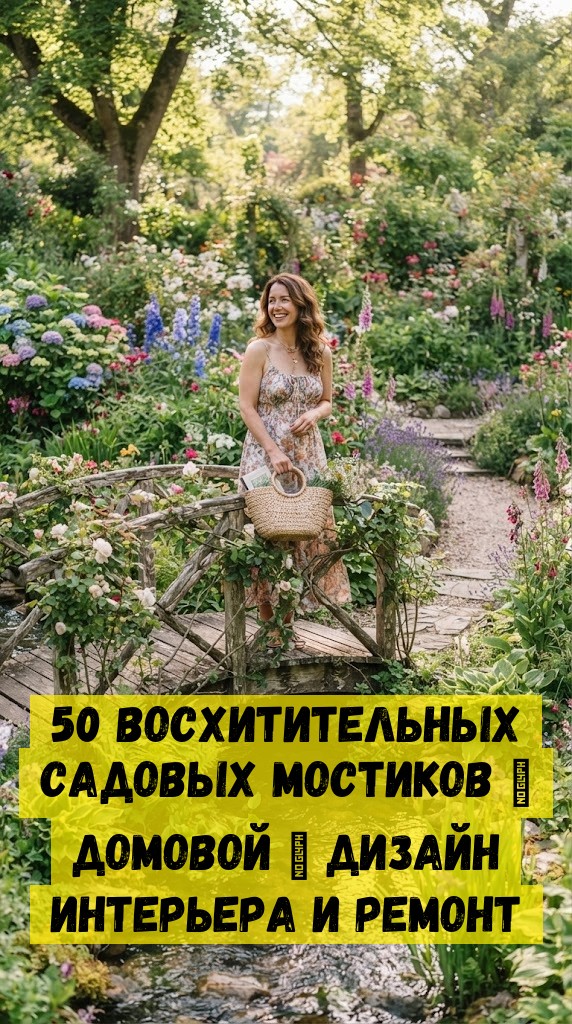 50 Восхитительных садовых мостиков | Домовой | Дизайн интерьера и ремонт