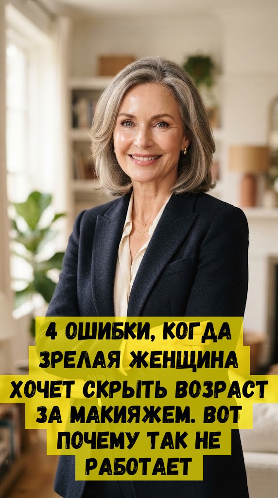 4 ошибки, когда зрелая женщина хочет скрыть возраст за макияжем. Вот почему так не работает
