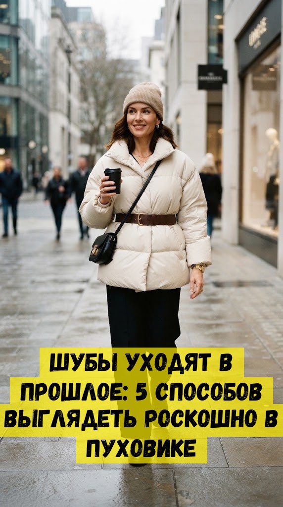 Шубы уходят в прошлое: 5 способов выглядеть роскошно в пуховике
