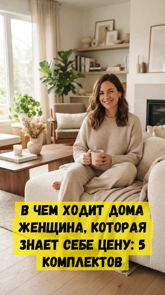 В чем ходит дома женщина, которая знает себе цену: 5 комплектов