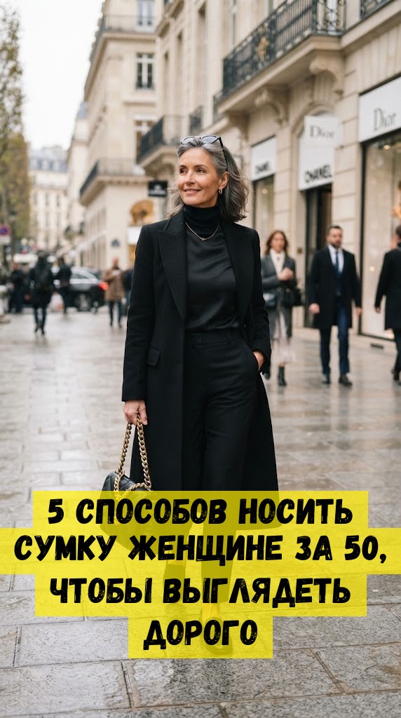 5 способов носить сумку женщине за 50, чтобы выглядеть дорого