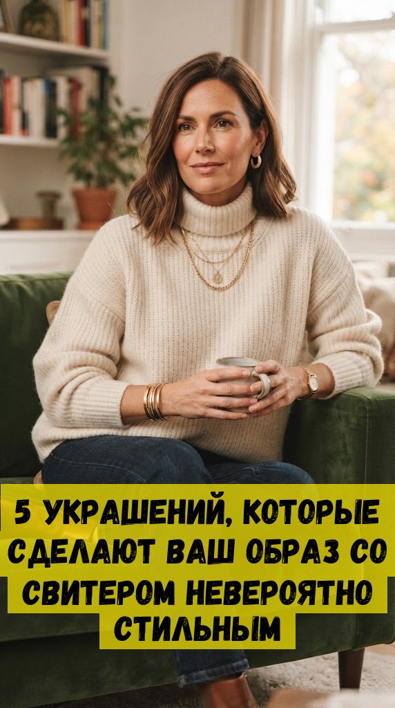 5 украшений, которые сделают ваш образ со свитером невероятно стильным