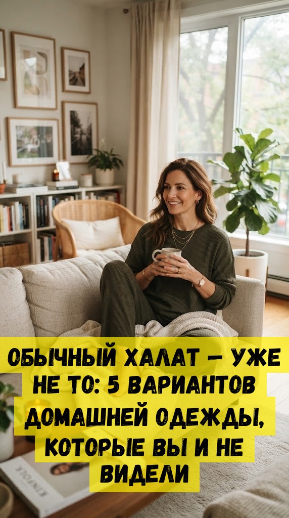 Обычный халат &mdash; уже не то: 5 вариантов домашней одежды, которые вы и не видели