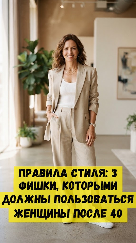 Правила стиля: 3 фишки, которыми должны пользоваться женщины после 40