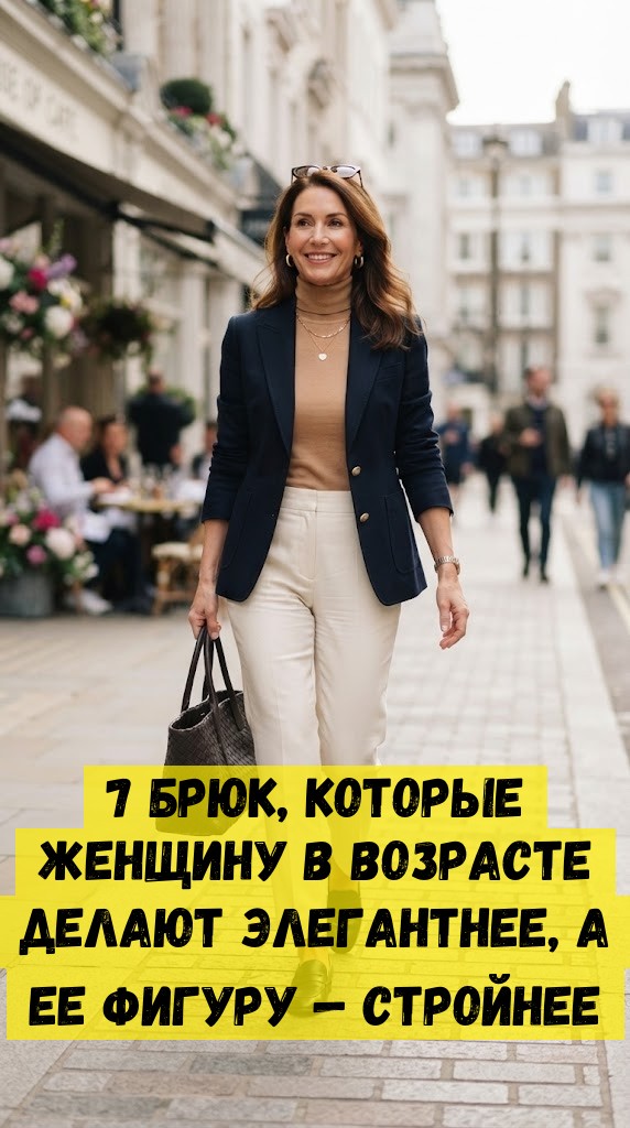 7 брюк, которые женщину в&nbsp;возрасте делают элегантнее, а&nbsp;ее&nbsp;фигуру&nbsp;&mdash; стройнее