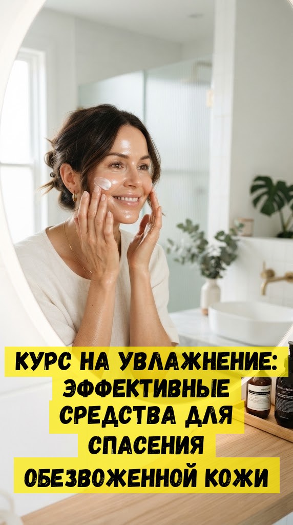 Курс на увлажнение: эффективные средства для спасения обезвоженной кожи