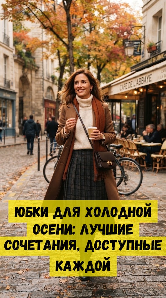Юбки для холодной осени: лучшие сочетания, доступные каждой