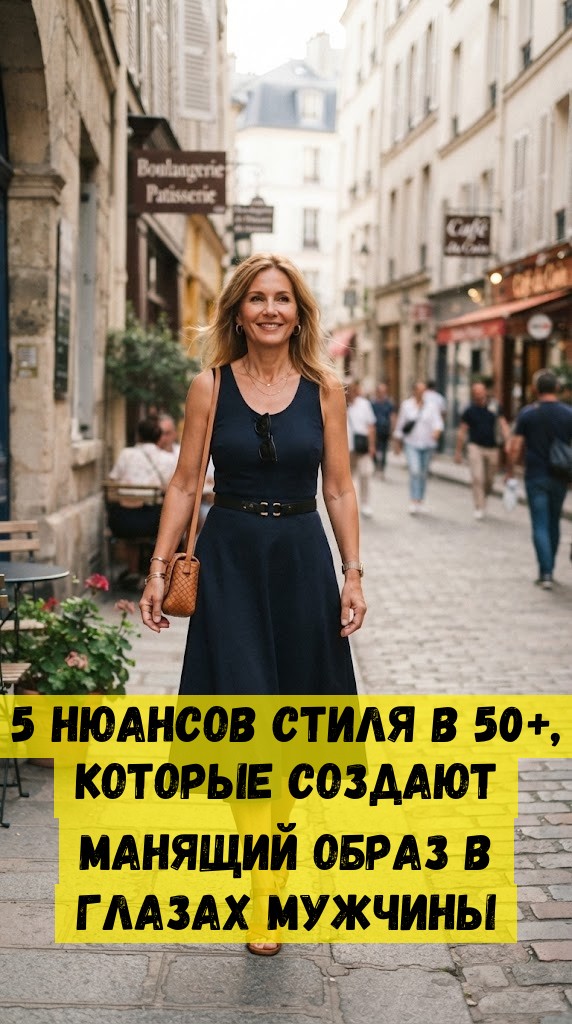 5 нюансов стиля в 50+, которые создают манящий образ в глазах мужчины