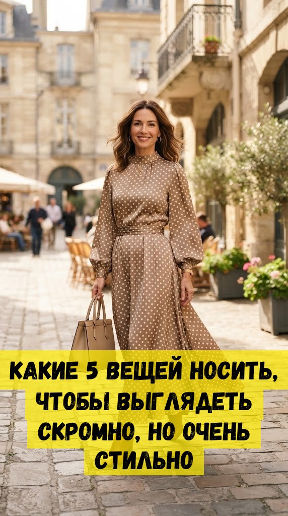 Какие 5 вещей носить, чтобы выглядеть скромно, но очень стильно