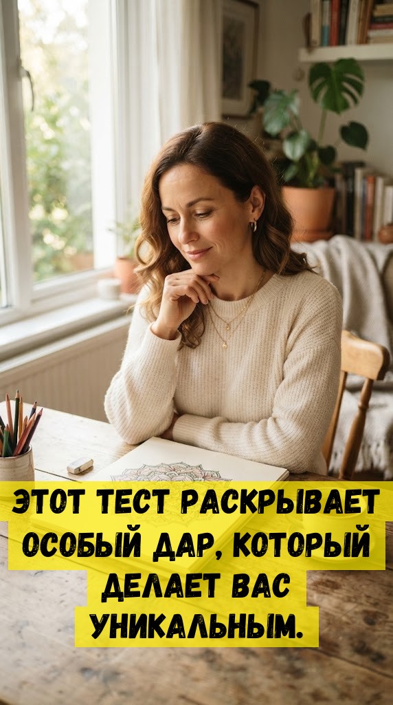 Этот тест раскрывает особый дар, который делает вас уникальным.