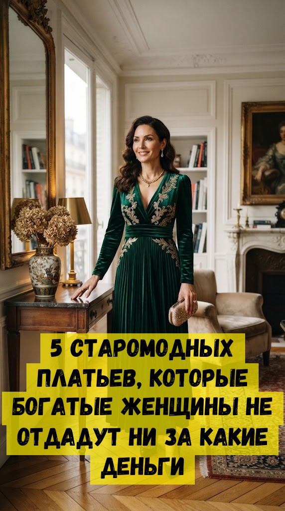5 старомодных платьев, которые богатые женщины не отдадут ни за какие деньги