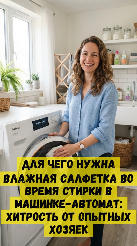 Для чего нужна влажная салфетка во время стирки в машинке-автомат: хитрость от опытных хозяек