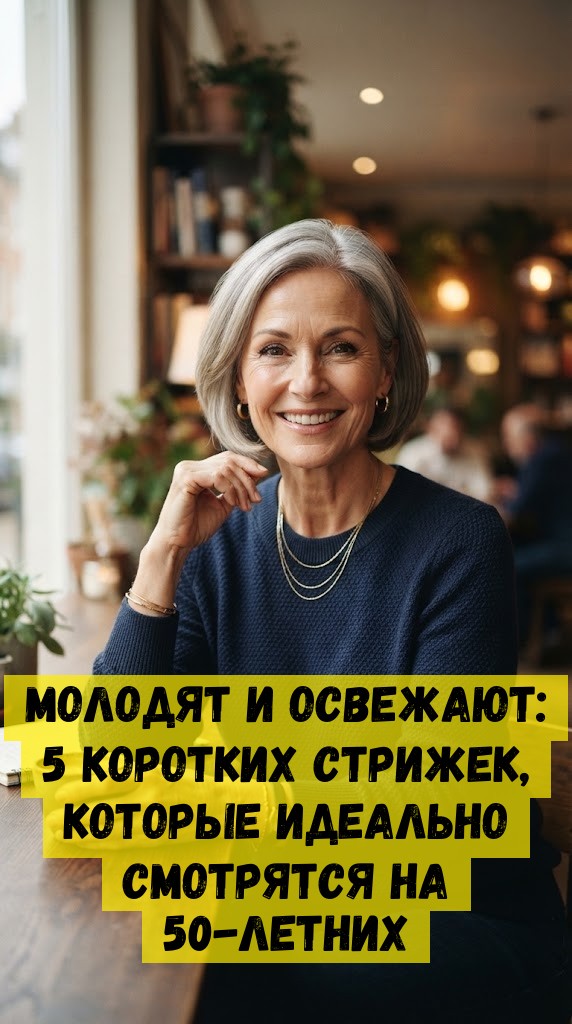 Молодят и освежают: 5 коротких стрижек, которые идеально смотрятся на 50-летних