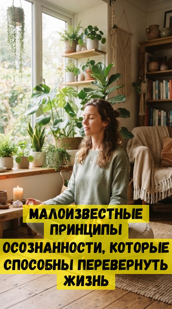 Малоизвестные принципы осознанности, которые способны перевернуть жизнь