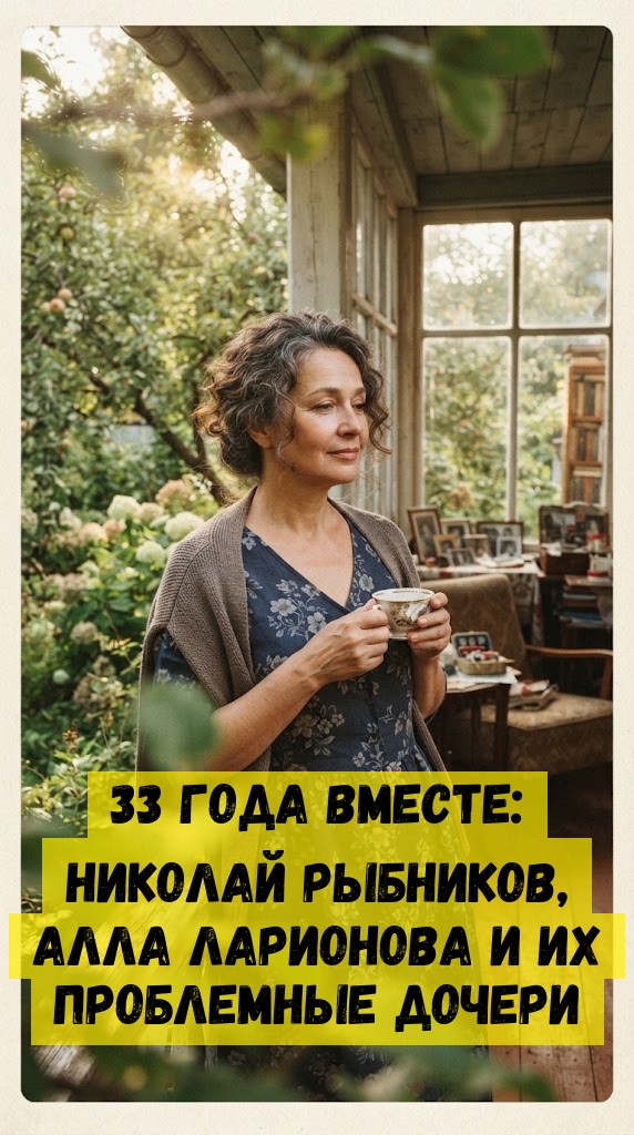 33 года вместе: Николай Рыбников, Алла Ларионова и их проблемные дочери 33 года вместе: Николай Рыбников, Алла Ларионова и их проблемные дочери