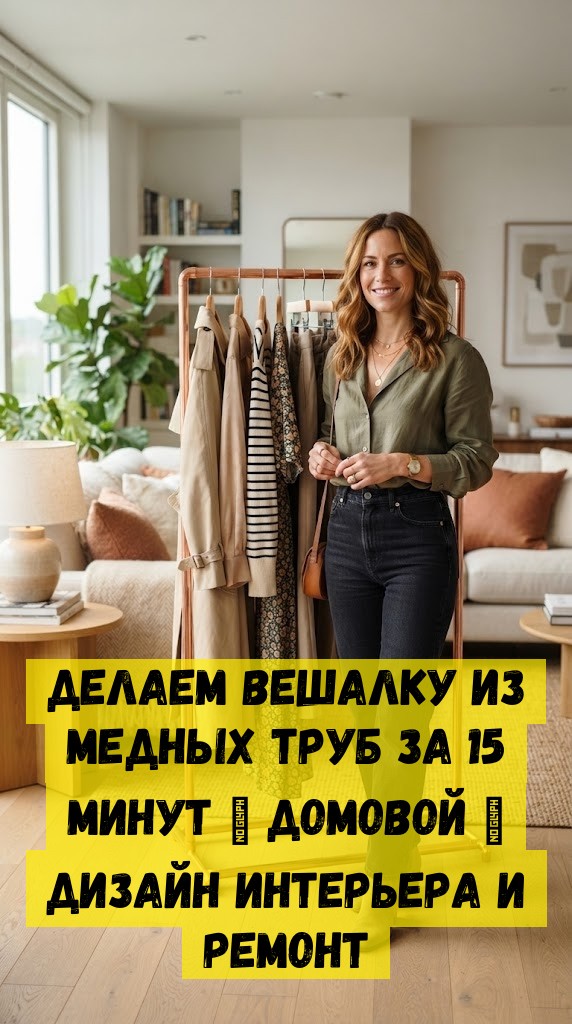 Делаем вешалку из медных труб за 15 минут | Домовой | Дизайн интерьера и ремонт