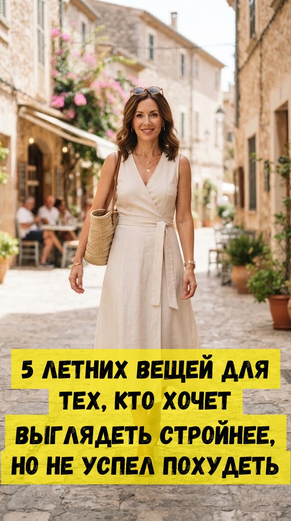 5 летних вещей для тех, кто хочет выглядеть стройнее, но не успел похудеть
