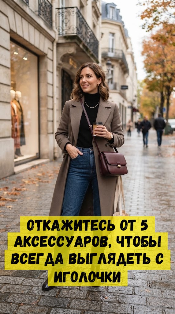 Откажитесь от 5 аксессуаров, чтобы всегда выглядеть с иголочки