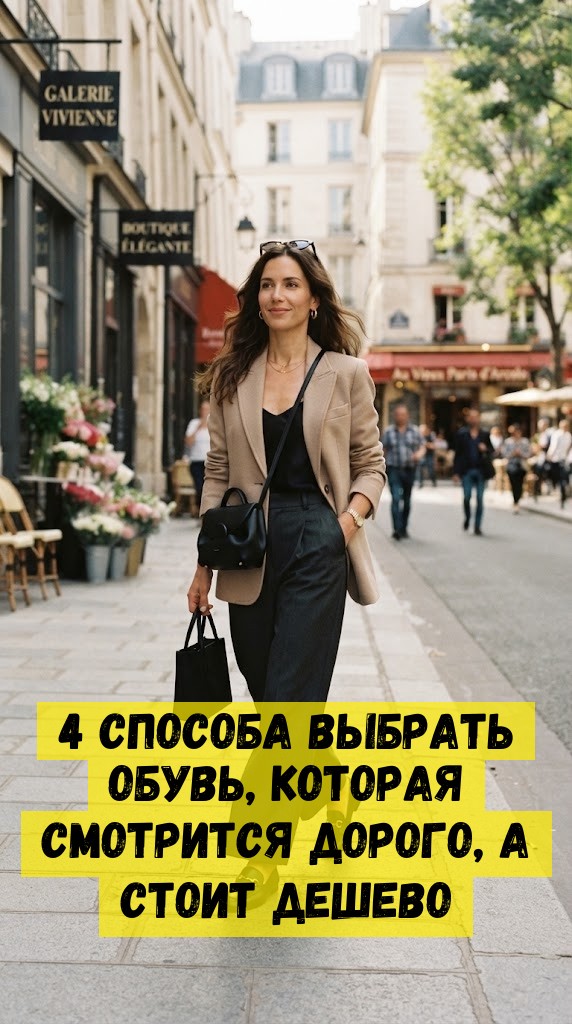 4 способа выбрать обувь, которая смотрится дорого, а стоит дешево 4 способа выбрать обувь, которая смотрится дорого, а стоит дешево