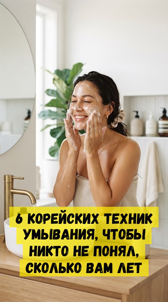 6 корейских техник умывания, чтобы никто не понял, сколько вам лет