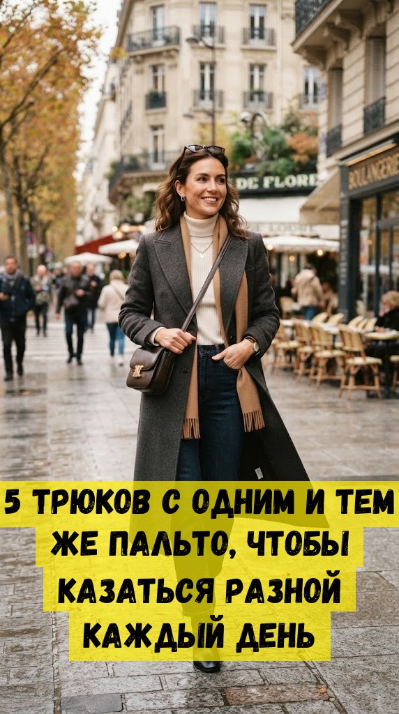 5 трюков с одним и тем же пальто, чтобы казаться разной каждый день 5 трюков с одним и тем же пальто, чтобы казаться разной каждый день