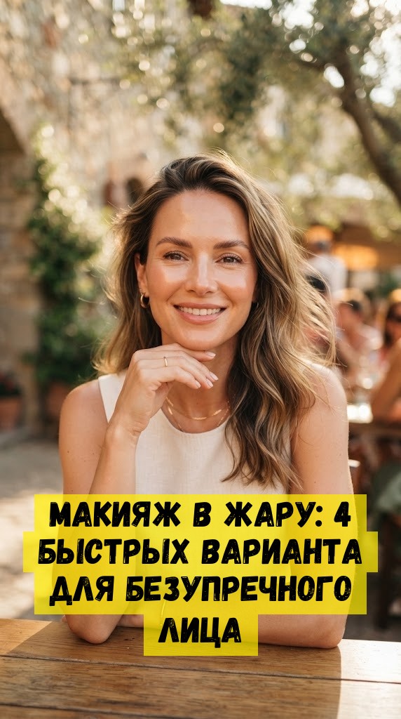 Макияж в жару: 4 быстрых варианта для безупречного лица Макияж в жару: 4 быстрых варианта для безупречного лица
