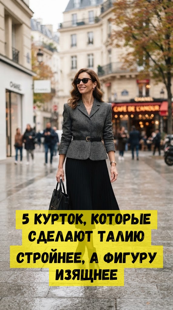5 курток, которые сделают талию стройнее, а фигуру изящнее 5 курток, которые сделают талию стройнее, а фигуру изящнее